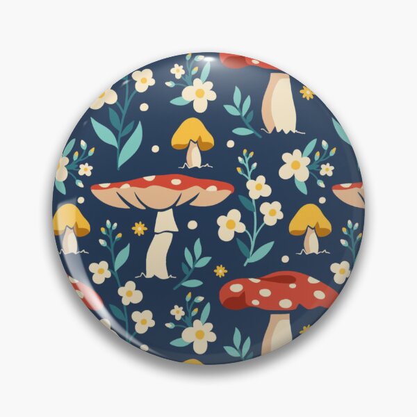 Item preview, Cute Cottagecore Mushroom Seamless Pattern | Whimsical Wildflowers & Forest Fungi Repeat | Botanical Nature Aesthetic designed and sold by RJACreative.
