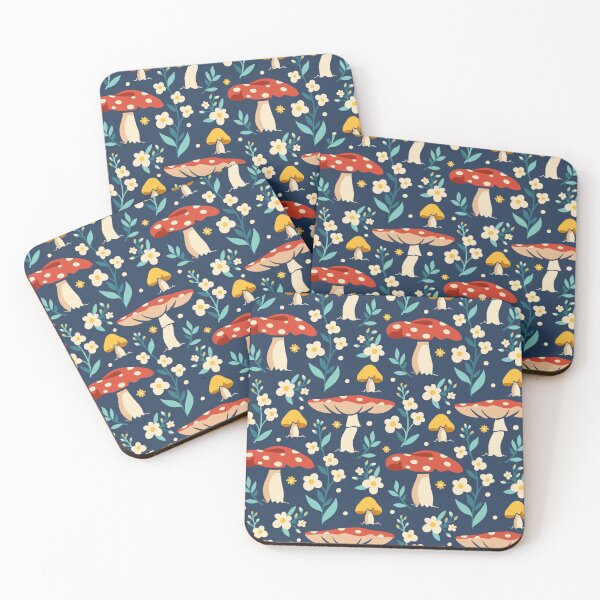 Item preview, Cute Cottagecore Mushroom Seamless Pattern | Whimsical Wildflowers & Forest Fungi Repeat | Botanical Nature Aesthetic designed and sold by RJACreative.