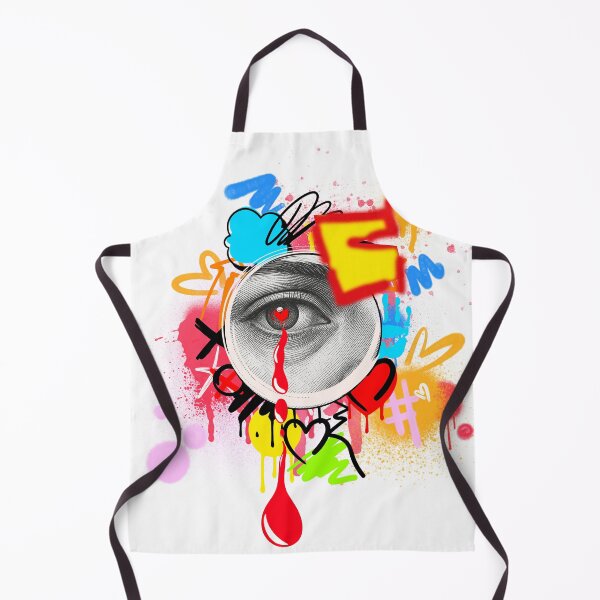 Item preview, Urban Surrealist Crying Eye Graffiti Art designed and sold by rich-moda.