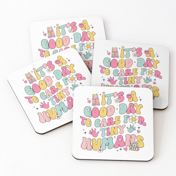 Item preview, It's A Good Day to Care for Tiny Humans Retro Teacher Life T-Shirt designed and sold by DArtfulStudio.