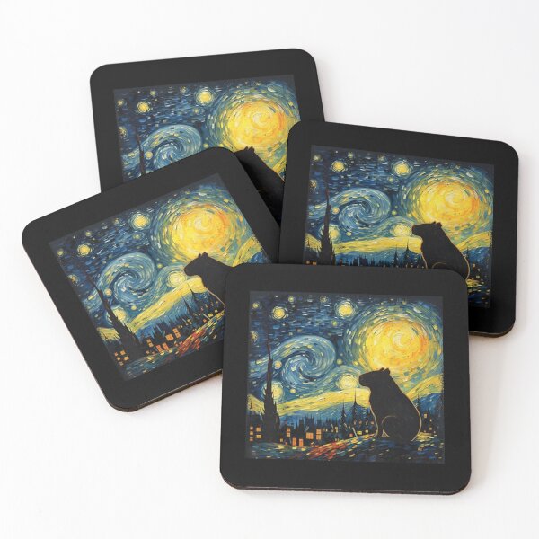 Item preview, Capybara Starry Night Van Gogh Art Lover Men Women designed and sold by Littermin.