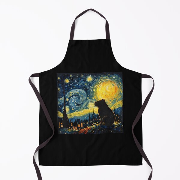 Item preview, Capybara Starry Night Van Gogh Art Lover Men Women designed and sold by Littermin.