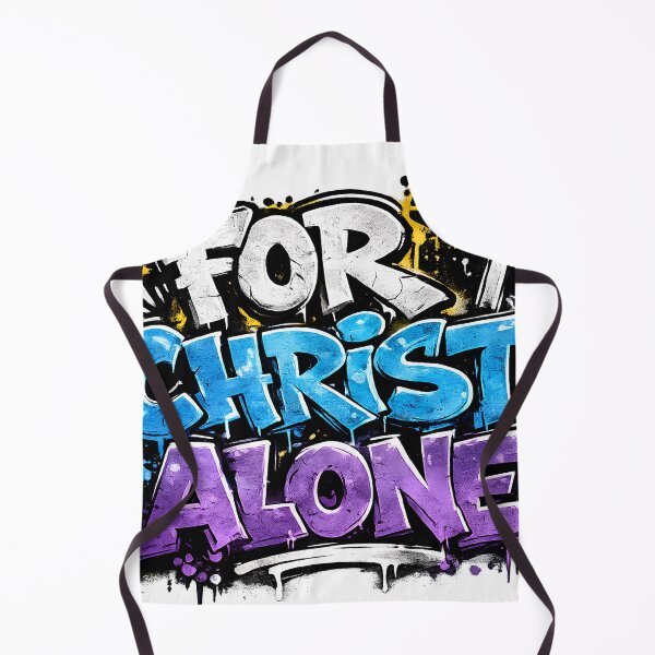 Item preview, For Christ Alone Graffiti Christian Design | Bold Faith Street Art designed and sold by overcomercrafts.