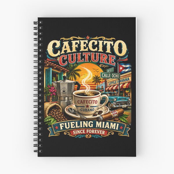 Item preview, Cuban Cafecito Culture Fueling Miami Calle Ocho designed and sold by piketo.