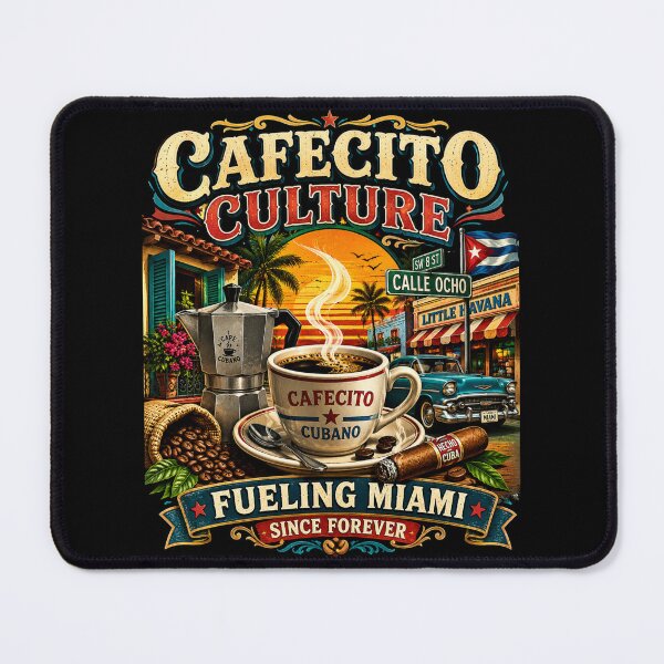 Item preview, Cuban Cafecito Culture Fueling Miami Calle Ocho designed and sold by piketo.