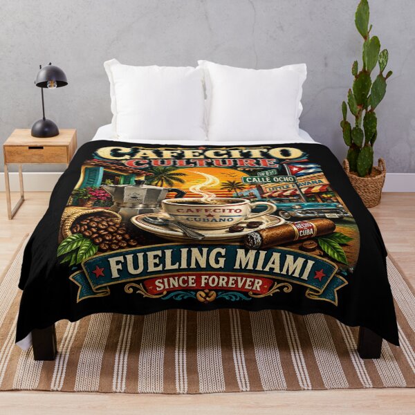 Item preview, Cuban Cafecito Culture Fueling Miami Calle Ocho designed and sold by piketo.
