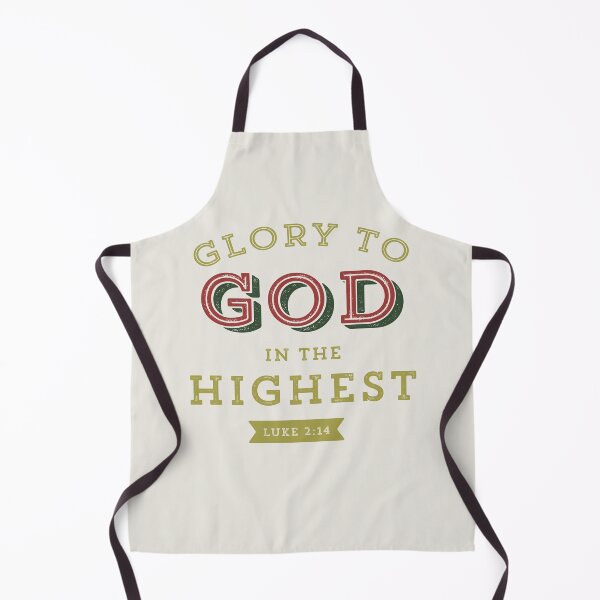 Item preview, Glory to God in the Highest Luke 2:14 Christmas Bible Verse Christian Scripture designed and sold by Blessed Be Your Name.