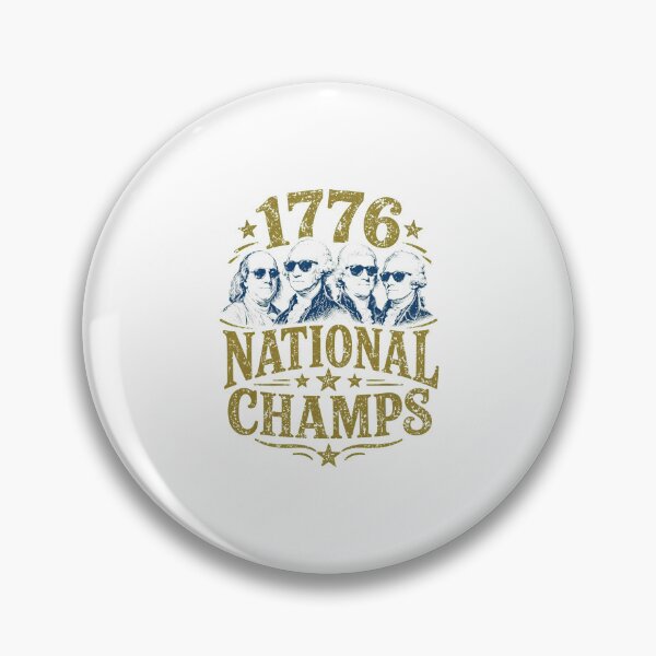 Item preview, 1776 National Champs Funny Patriotic Founding Fathers USA designed and sold by cass-vale-lab.