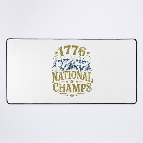 Item preview, 1776 National Champs Funny Patriotic Founding Fathers USA designed and sold by cass-vale-lab.