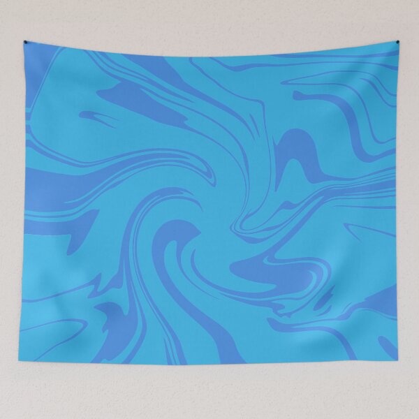 Item preview, Fluid Marble Wave - Aqua Blue and Turquoise designed and sold by CaramelCo.
