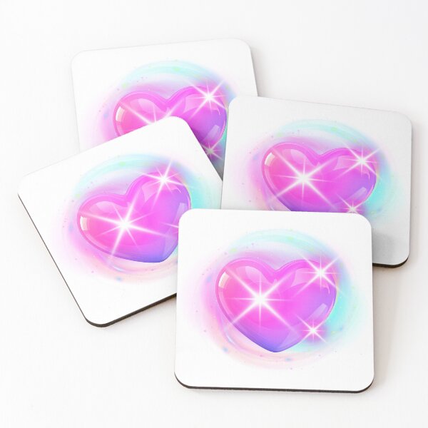 Item preview, 3D Neon Crystal Heart Sparkle Aesthetic Art designed and sold by rich-moda.