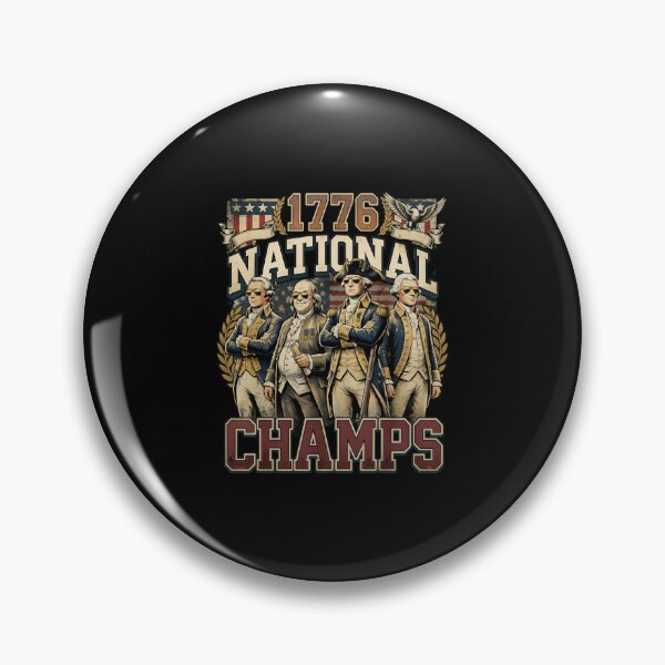 Item preview, 1776 National Champs Funny Patriotic America Founding Father designed and sold by cass-vale-lab.