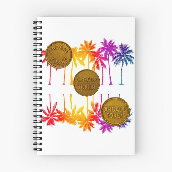 Item preview, ❇️ INSERT COIN TO CONTINUE COLLECTION ❇️ -  Arcade Token – Palm Paradise Edition v2 designed and sold by WheelieGdArt.