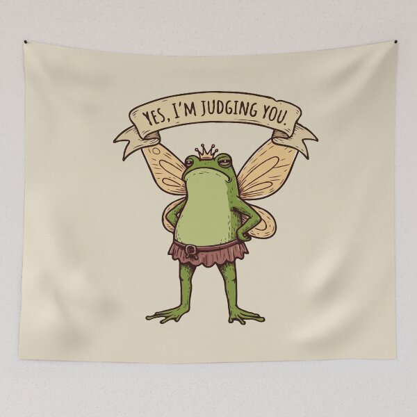 Item preview, Fairy Frog Yes I'm Judging You designed and sold by Gkinoki.