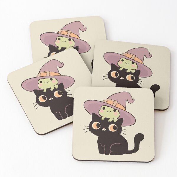 Item preview, Witch Frog And Cat  designed and sold by Gkinoki.