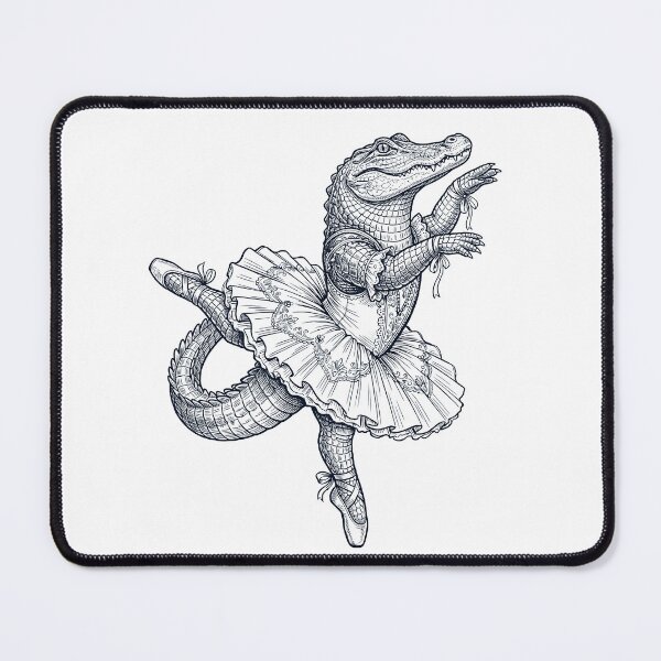 Item preview, Vintage Alligator Ballet Dancer Ballerina Animal Lover designed and sold by dian-rody-crest.