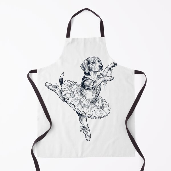 Item preview, Vintage American Foxhound Ballet Dancer Ballerina Dog Lover designed and sold by dian-rody-crest.