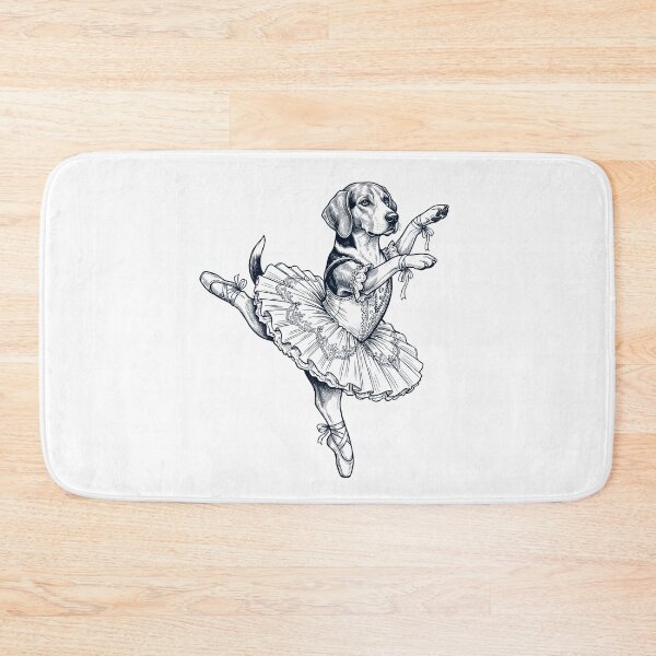 Item preview, Vintage American Foxhound Ballet Dancer Ballerina Dog Lover designed and sold by dian-rody-crest.
