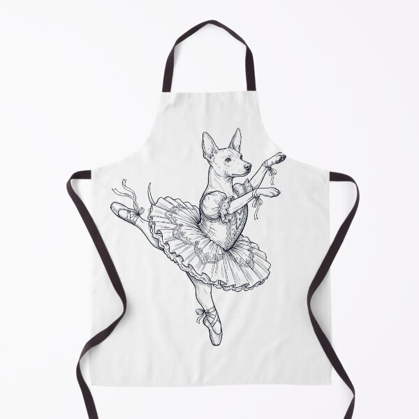 Item preview, Vintage American Hairless Terrier Ballet Dancer Ballerina Dog Lover designed and sold by dian-rody-crest.