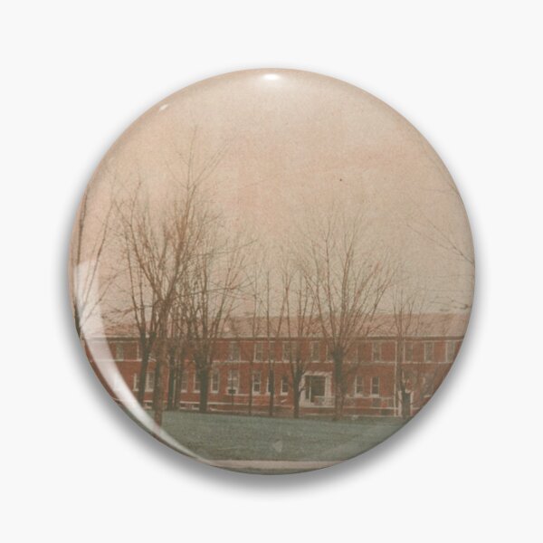 Item preview, Anna State Hospital Original Vintage Postcard – Hospital Building with Trees designed and sold by GhostlyWorld.