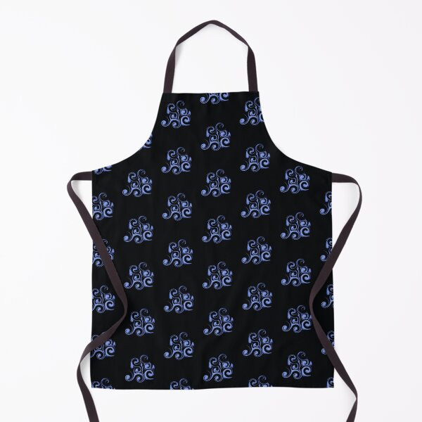 Item preview, Blue Neon Fluid Swirl Abstract Aesthetic Matrix Pattern designed and sold by CaramelCo.