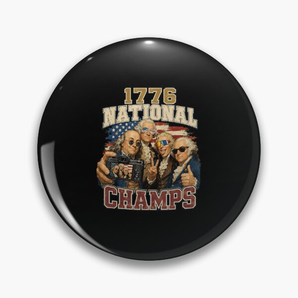 Item preview, 1776 National Champs Funny Patriotic America Founding Father Vintage designed and sold by cass-vale-lab.