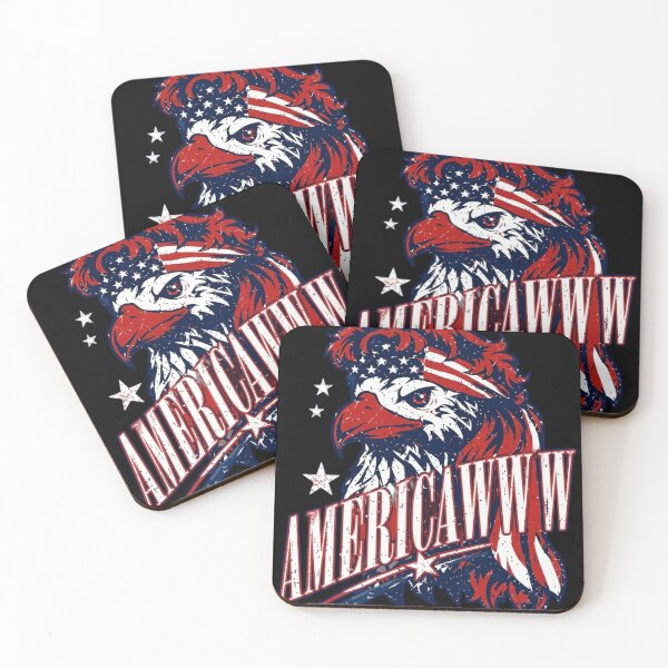 Item preview, Funny Mullet Eagle America Caww Patriotic American Flag Vintage Gift designed and sold by haitrieuic96.