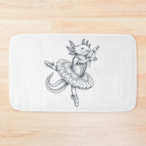 Aperçu de l'œuvre vintage Axolotl Ballet Danseur Ballerine Animal Lover créée et vendue par dian-rody-crest.