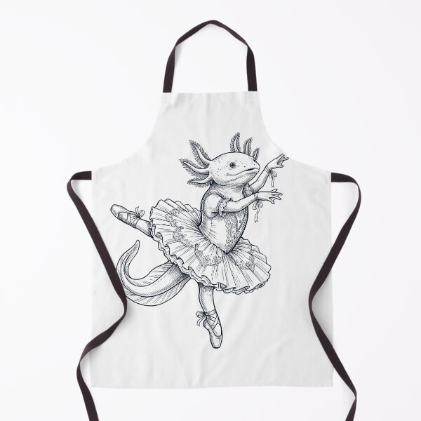 Item preview, Vintage Axolotl Ballet Dancer Ballerina Animal Lover designed and sold by dian-rody-crest.