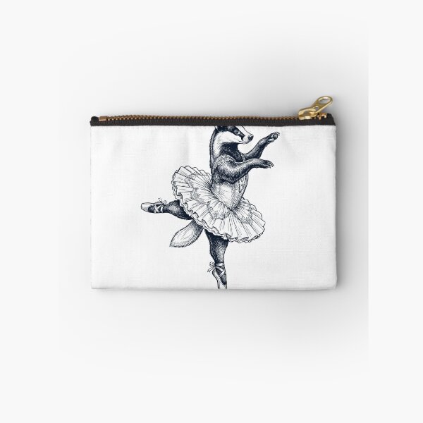 Item preview, Vintage Badger Ballet Dancer Ballerina Animal Lover designed and sold by dian-rody-crest.