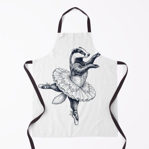 Item preview, Vintage Badger Ballet Dancer Ballerina Animal Lover designed and sold by dian-rody-crest.