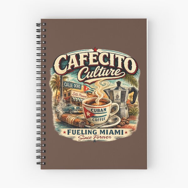 Item preview, Cafecito Cubano Culture Fueling Miami Calle Ocho designed and sold by piketo.