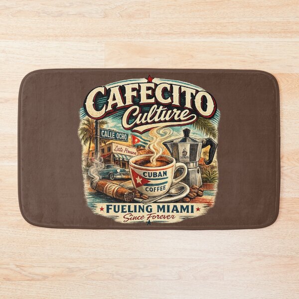 Item preview, Cafecito Cubano Culture Fueling Miami Calle Ocho designed and sold by piketo.