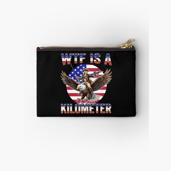 Item preview, 4th of July WTF is Kilometer Funny USA Patriotic Men Women designed and sold by cass-vale-lab.