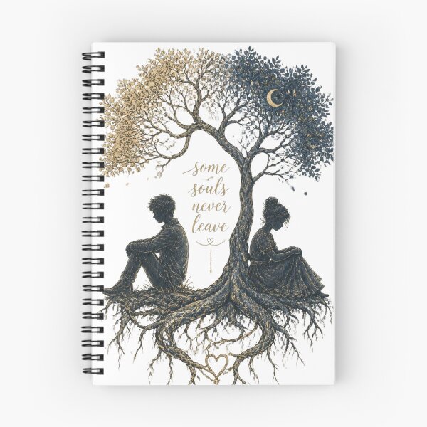 Item preview, Some Souls Never Leave Tree of Life Soulmate Connection Romantic Quote designed and sold by redblink store.