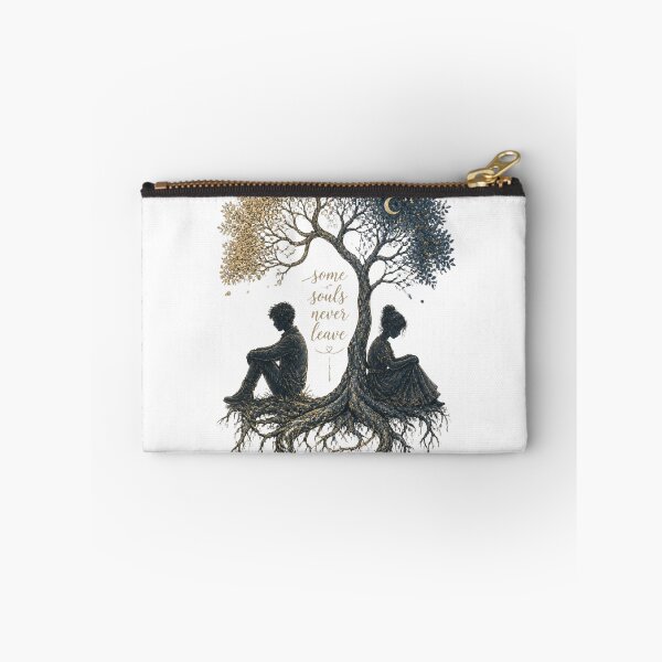 Item preview, Some Souls Never Leave Tree of Life Soulmate Connection Romantic Quote designed and sold by redblink store.