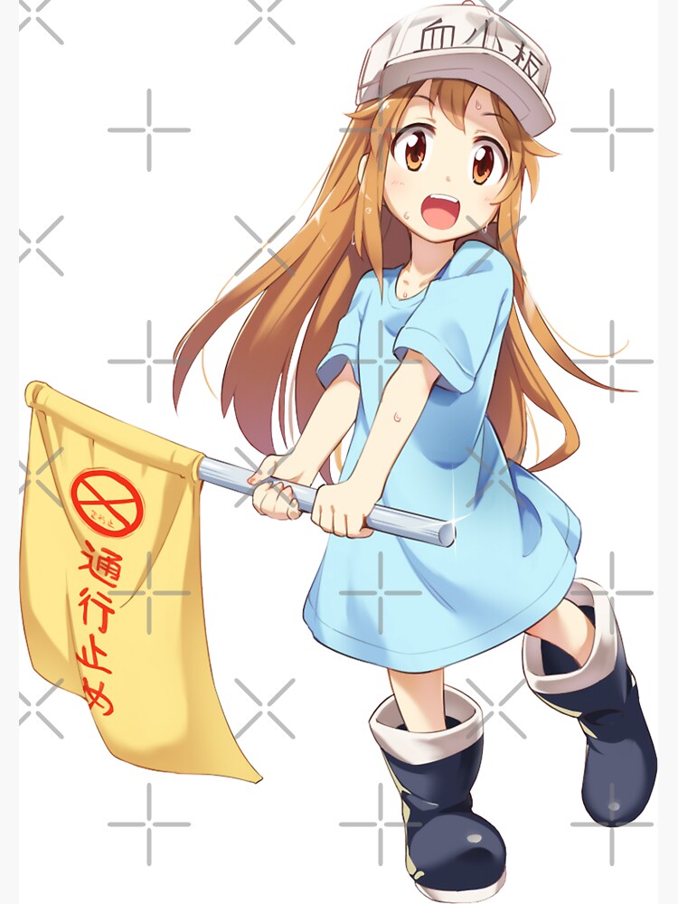 Platelet 1, Hataraku Saibou (Cells at Work) Magnet for Sale by Jake  Hunter