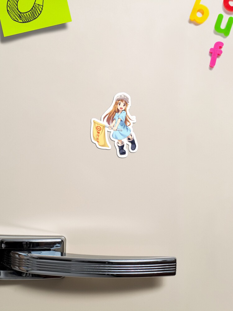 Platelet 1, Hataraku Saibou (Cells at Work) Magnet for Sale by Jake  Hunter