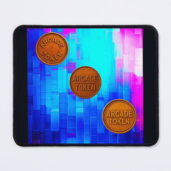 Item preview, ❇️ INSERT COIN TO CONTINUE COLLECTION ❇️ -  Arcade Token – Loading Matrix designed and sold by WheelieGdArt.
