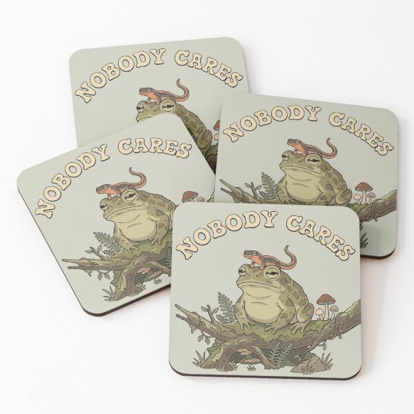 Item preview, Moody Frog and Lizard Nobody Cares designed and sold by Gkinoki.