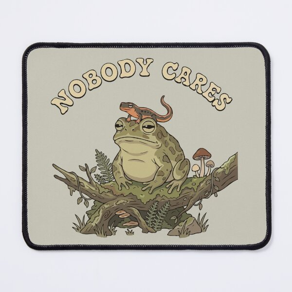 Item preview, Moody Frog and Lizard Nobody Cares designed and sold by Gkinoki.