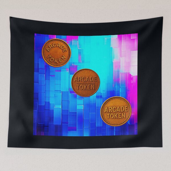 Item preview, ❇️ INSERT COIN TO CONTINUE COLLECTION ❇️ -  Arcade Token – Loading Matrix designed and sold by WheelieGdArt.
