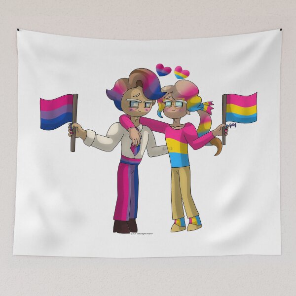 Item preview, CookieRun Pride Month Day 23: AlmondGrey designed and sold by DarkDragonDeception - Claudia.