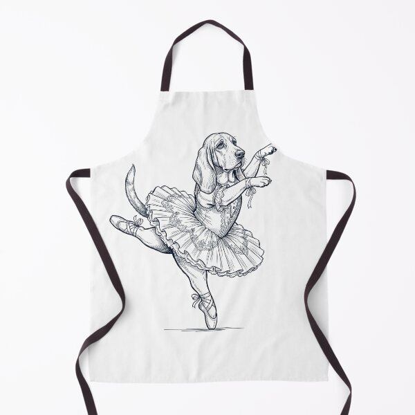 Item preview, Vintage Basset Hound Ballet Dancer Ballerina Dog Lover designed and sold by dian-rody-crest.