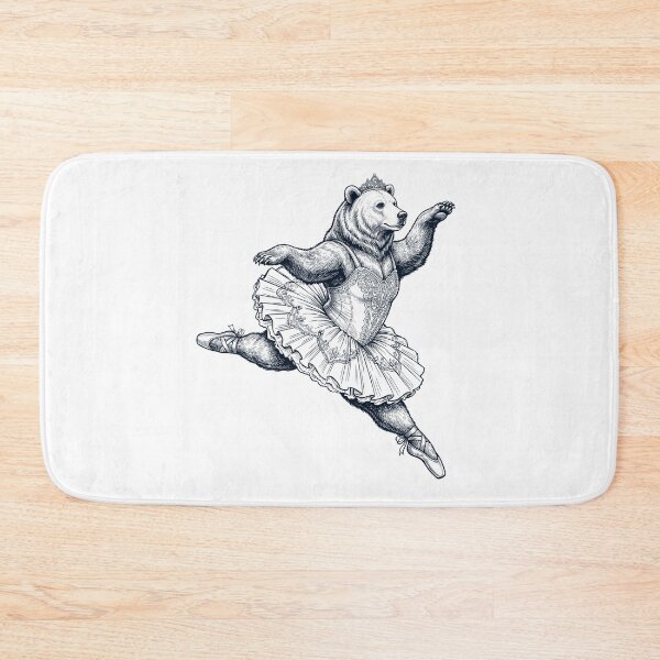 Item preview, Vintage Bear Ballet Dancer Ballerina Animal Lover designed and sold by dian-rody-crest.