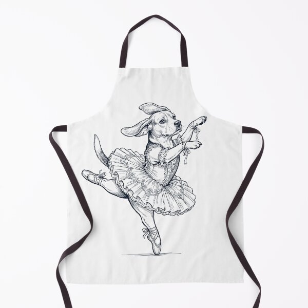 Item preview, Vintage Beagle Ballet Dancer Ballerina Dog Lover designed and sold by dian-rody-crest.