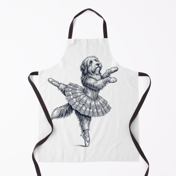 Item preview, Vintage Bearded Collie Ballet Dancer Ballerina Dog Lover designed and sold by dian-rody-crest.