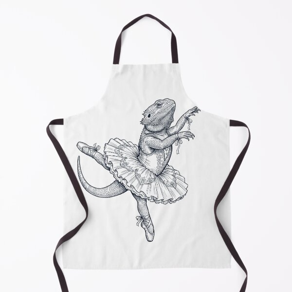 Item preview, Vintage Bearded Dragon Ballet Dancer Ballerina Animal Lover designed and sold by dian-rody-crest.
