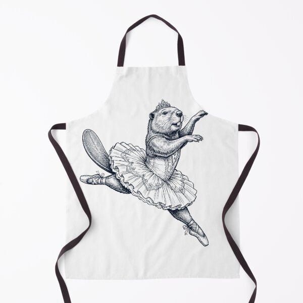 Item preview, Vintage Beaver Ballet Dancer Ballerina Animal Lover designed and sold by dian-rody-crest.