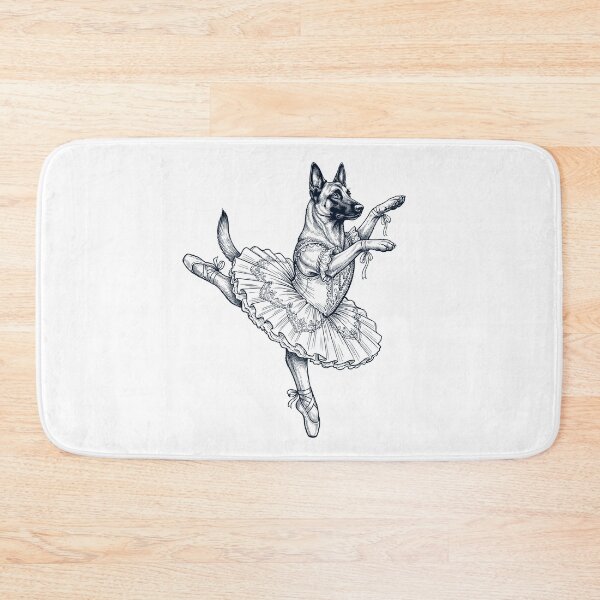 Item preview, Vintage Belgian Malinois Ballet Dancer Ballerina Dog Lover designed and sold by dian-rody-crest.